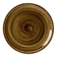 Steelite 11320565 Craft 11-3/4" Brown Coupe Plate