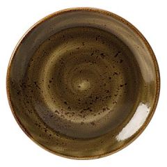 Steelite 11320566 Craft 10" Brown Coupe Plate