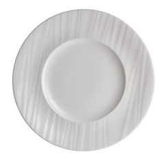 Steelite 4412RF002 Ruche 11" White Wide Rim Plate