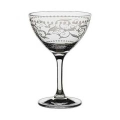 Steelite 4854RA354 Vintage Dots 8 oz. Martini/Cocktail Glass