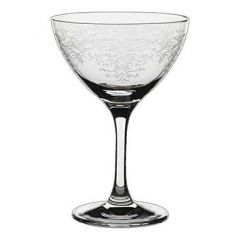 Steelite 4854RB354 Vintage Lace 8 oz. Martini/Cocktail Glass