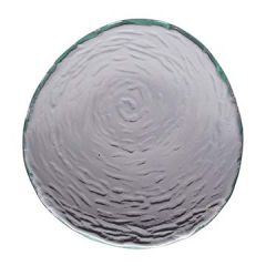 Steelite 6512G378 Scape Clear 5-5/8" x 5-1/2" Glass Platter