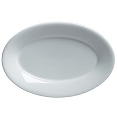 Steelite 6900E518 Varick Classic Café Porcelain 15-1/2"X10-3/4" Platter, White