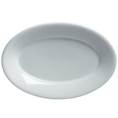 Steelite 6900E520 Varick Classic Café Porcelain 11-1/2"X7-3/4" Oval Platter, White
