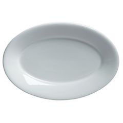 Steelite 6900E522 Varick Classic Café Porcelain 8-1/4"X5-7/8" Platter, White