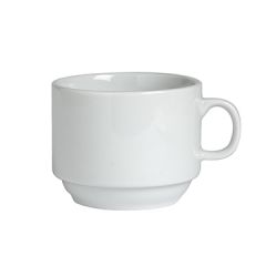 Steelite 6900E529 Classic Cafe 11-1/4oz Cappuccino Cup, White