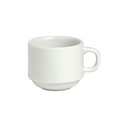 Steelite 6900E531 Varick Classic Café Porcelain 2-3/4oz Stackable A.D. Cup, White