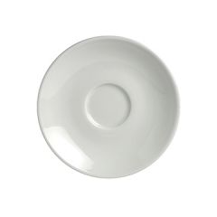 Steelite 6900E532 Varick Classic Café Porcelain 4-3/4" Saucer, White