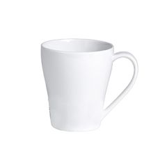 Steelite 6900E574 Varick Bistro Porcelain 9oz Form Mug, White