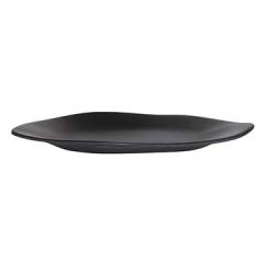 Steelite 7000DD020 Marisol Black 12"X7-1/8" Melamine Oval Platter