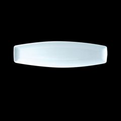 Steelite 9001C085 Neo White 14" x 4" Rectangular Platter