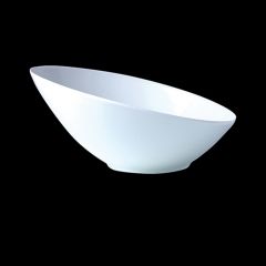 Steelite 9001C622 Sheer White 2 oz Slanted Bowl