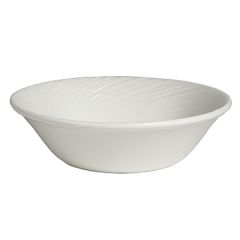 Steelite 9032C736 Spyro White 16 oz 6-1/2" Oatmeal Bowl