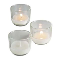 Sterno 40110 PetiteLites 2" 5 Hour Clear Glass Candles