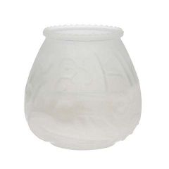 Sterno 40124 Euro-Venetian Frost Glass Candle - Wax