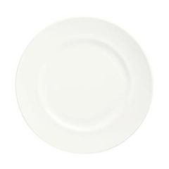 Syracuse 905356305 Slenda 6-3/4" White Wide Rim Plate
