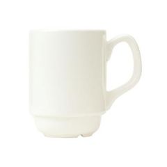 Syracuse 905356508 Slenda 8 oz White Stackable Mug