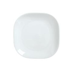 Syracuse 911194423 Reflections 12" White Square Coupe Plate