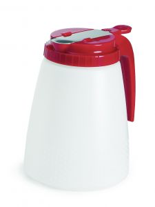Tablecraft 748R 48 oz All Purpose Dispenser With Red Abs Top