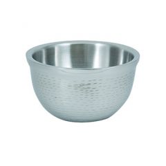 Tablecraft RB63 Remington 1 Qt Stainless Steel Round Double Wall Bowl