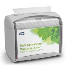 Essity 6234100 Tork Xpressnap® Tabletop Napkin Dispenser, Grey