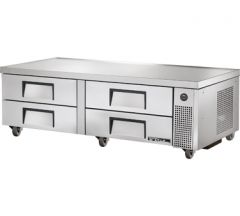 True TRCB-72 72-3/8"L Refrigerated Chef Base - 4 drawers