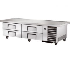 True TRCB-79-86 86-1/4" Refrigerated Chef Base - 4 drawers