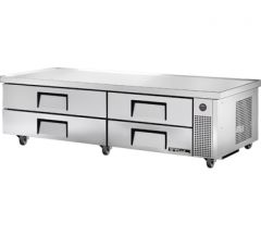 True TRCB-82-84 84" Refrigerated Chef Base - 4 drawers