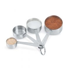 Vollrath 46589 Four-Piece Straight-Sided Measuring Spoon Set