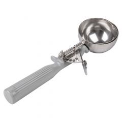 Vollrath 47140 4-Ounce Disher With One-Piece Gray Handle
