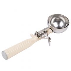 Vollrath 47141 3 1/4-Ounce Disher With Once-Piece Ivory Handle