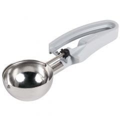 Vollrath 47391 3 7/10-Ounce Disher With Gray Squeeze Handle