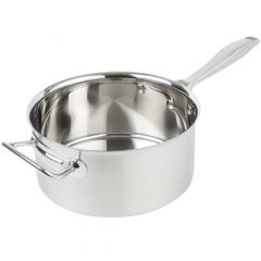 Vollrath 47742, Intrigue Stainless Steel Sauce Pan With Helper Handle, 4-1/4qt