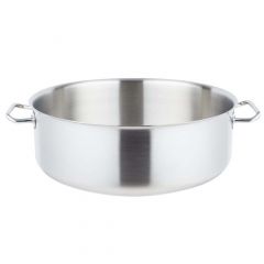 Vollrath 47761 18-Quart Intrigue Stainless Steel Brazier With Natural Finish