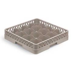 Vollrath TR4 Traex Full-Size 16-Compartment Beige Cup Rack