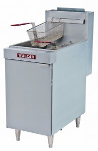 Vulcan LG500 65-70 lb Economy Natural Gas Floor Commercial Deep Fryer