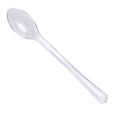 WNA APTSPCL Petites 4-1/4" Clear Plastic Taster Spoons