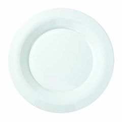 WNA MR10W100 Milan 10" Wide Rim White Plastic Plates