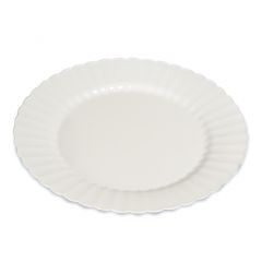 EMI Yoshi EMI-REP10W Resposables 10-1/4" White Plastic Round Plate