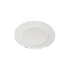 EMI Yoshi EMI-REP6W Resposables 6" White Plastic Round Plate