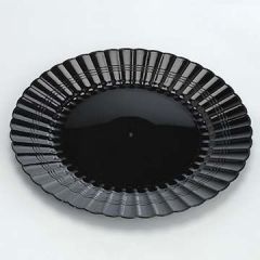 EMI Yoshi EMI-REP9B Resposable Plates, Plastic, 9", Black