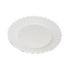 EMI Yoshi EMI-REP9W Resposables Round Plate, Plastic, 9", White