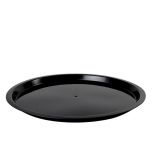 Fineline Settings HR18PP.BK 18" Round Catering Platter, Black