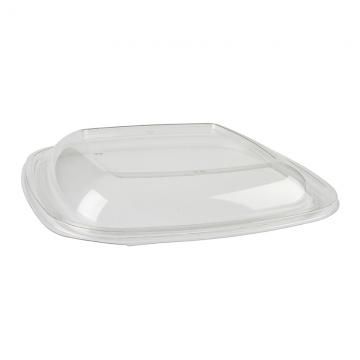 Clear Dome Lid for 32, 48 oz. Square Takeout Containers